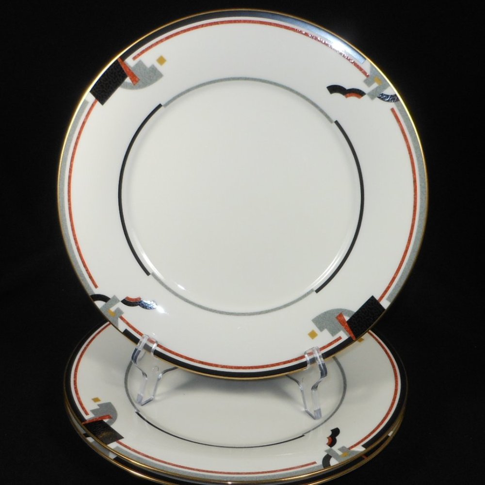 3 Dinner Plates.  Noritake Japan 7741 Awareness